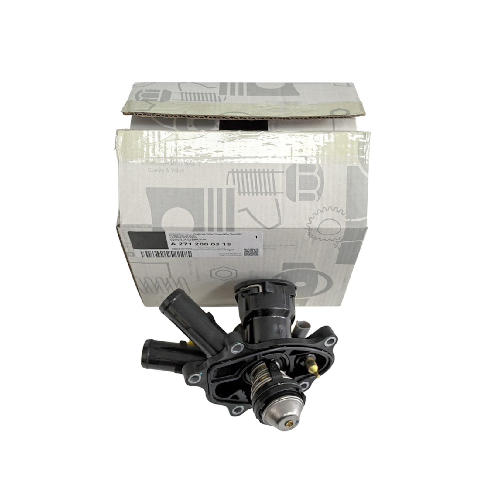 OEM Thermostat Housing For Mercedes-Benz E250 11-16 C200 10-14 1.8L 2712000315