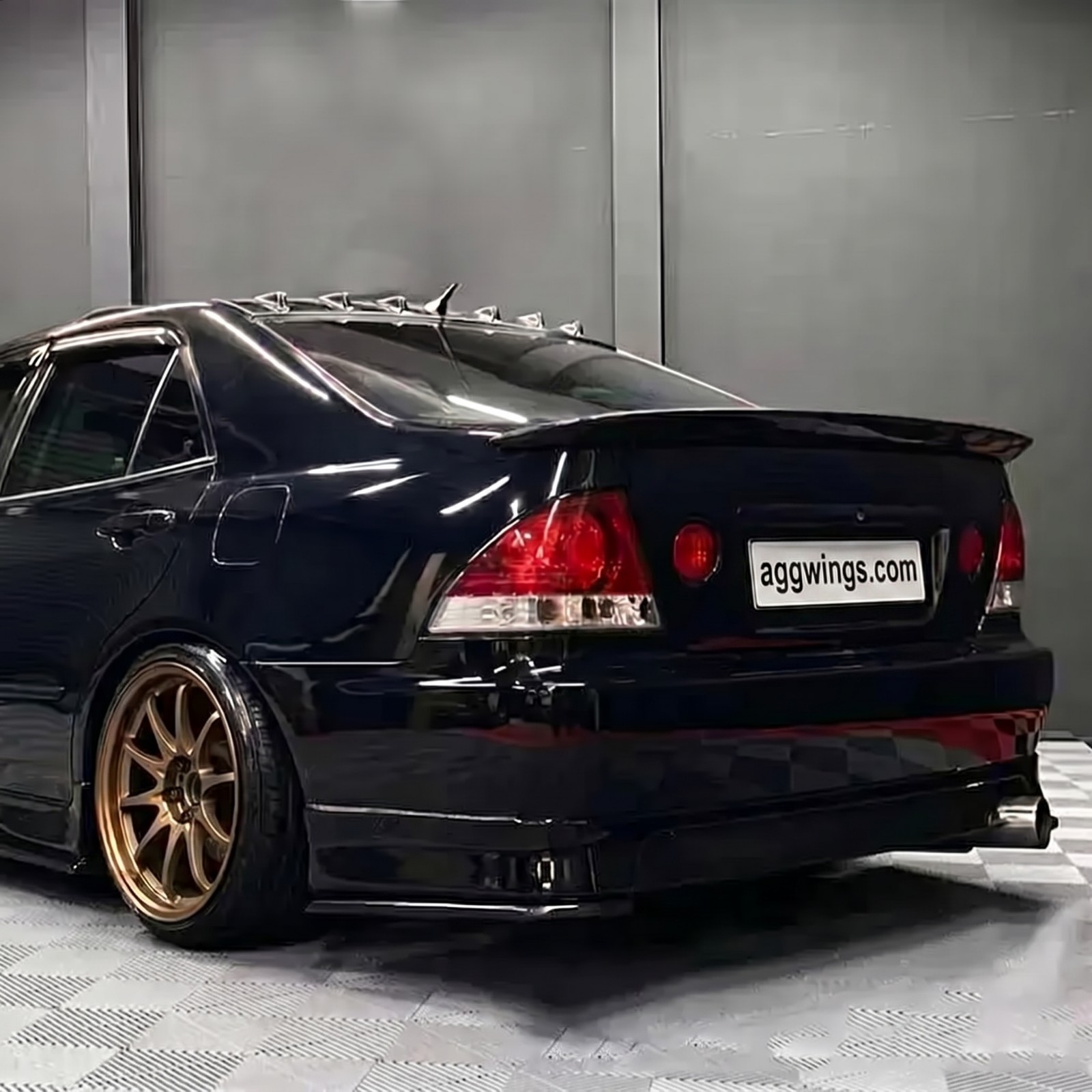 1998-2005 for IS200 IS300 Altezza Rear Wing Spoiler lip Gloss Black 202 TR 1998-2005 for IS200 IS300 Altezza Rear Wing Spoiler lip Gloss Black 202 TR