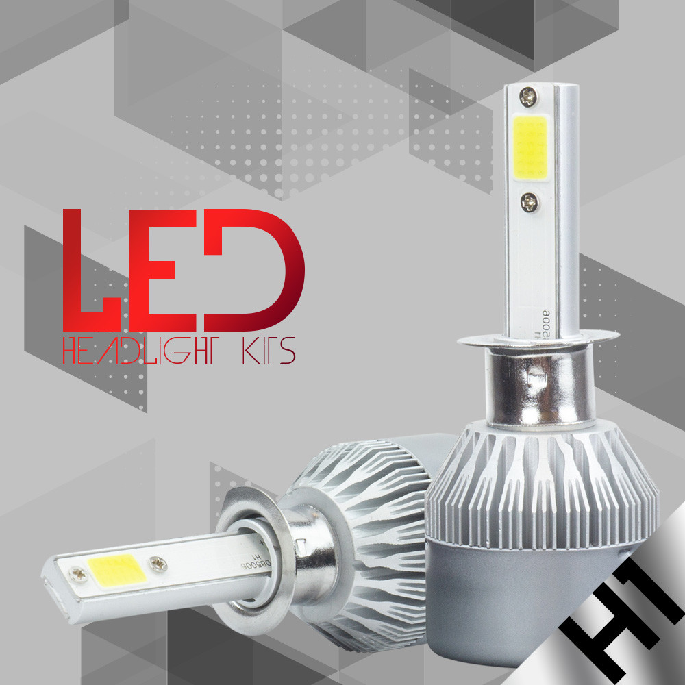 388W 38800LM Gold H1 LED Headlight Conversion Kit Hi/Lo Bulb HID 6000k White US