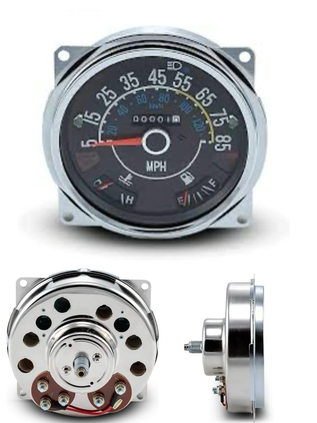 17206.05 Speedometer Cluster Assembly 5-85 MPH for 80-86 Jeep CJ5, CJ7, CJ8 17206.05 Speedometer Cluster Assembly 5-85 MPH for 80-86 Jeep CJ5, CJ7, CJ8