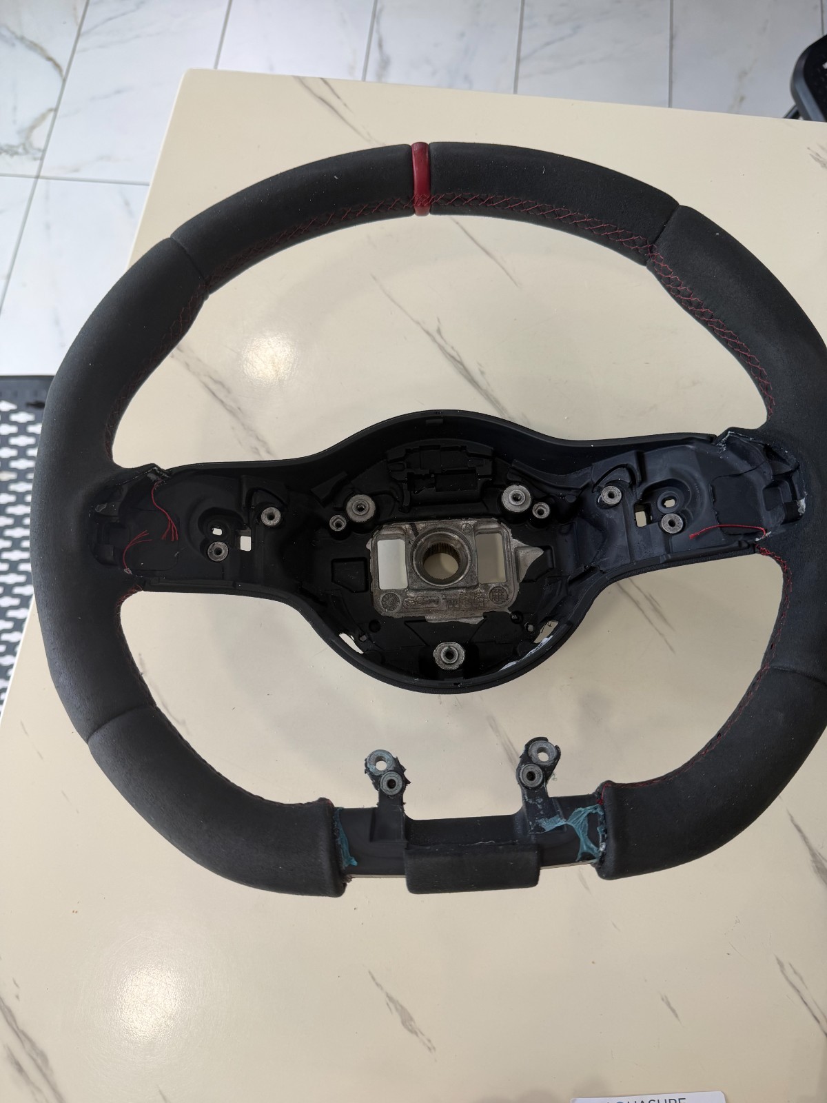 OEM Mercedes-AMG GT63 S Alcantara Steering Wheel – Genuine Factory Original