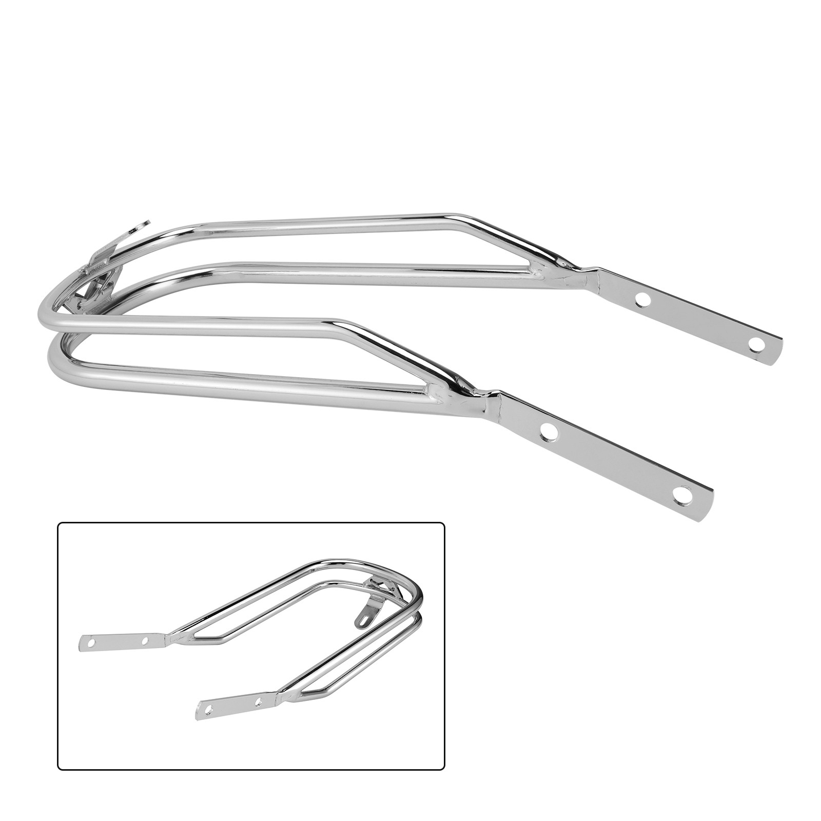 Front Fender Bumper Guard Bar For Halrey FLSTF EFI Softail Electra Glide US