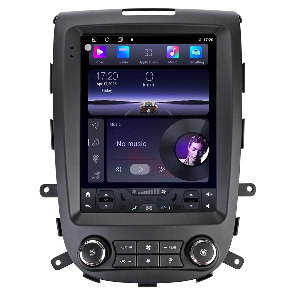For 2005-2013 Hyundai Santa Fe Android 15 Carplay Car Stereo GPS WIFI Head Unit