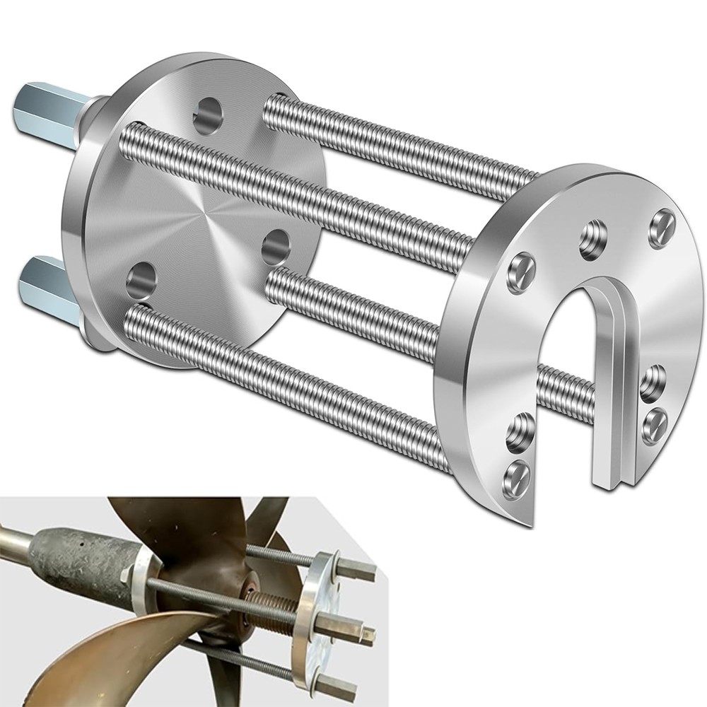 K-812 Boat Prop Puller Marine Propeller Puller for 3 & 4 Blade 1-1/4\