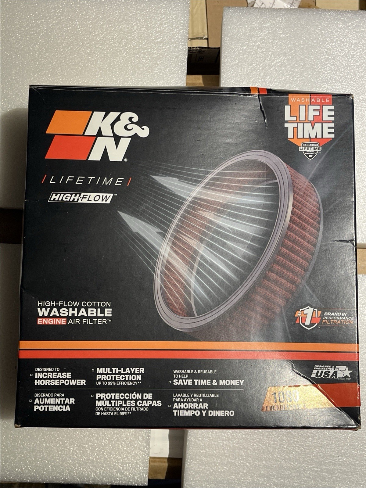 K&N Filters 1080 Air Filter Brand new K&N Filters 1080 Air Filter Brand new