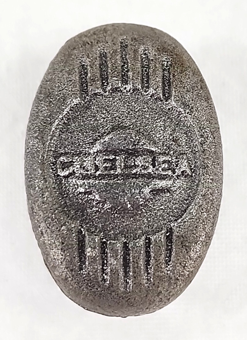 Vintage CHELSEA P.T.O. Cast Iron Knob Handle Vintage CHELSEA P.T.O. Cast Iron Knob Handle