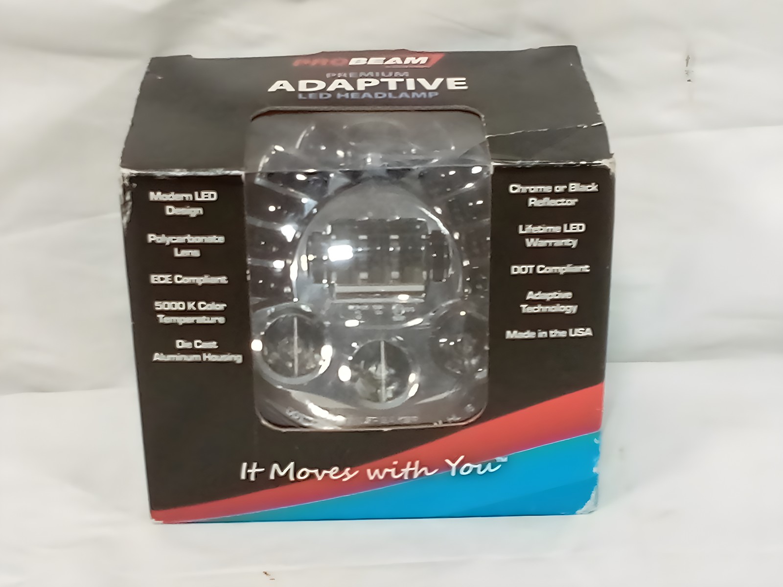Custom Dynamics ProBEAM Premium Adaptive 7-Inch LED Motorcycle Headlamp Custom Dynamics ProBEAM Premium Adaptive 7-Inch LED Motorcycle Headlamp
