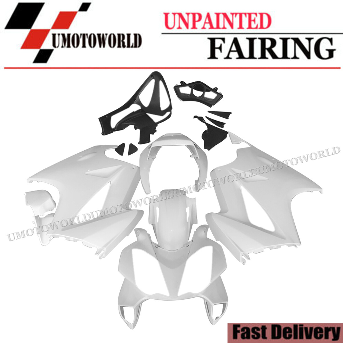 Unpainted ABS Fairings Kit Injection Bodywork For Honda VFR800 VFR 800 2002-2012
