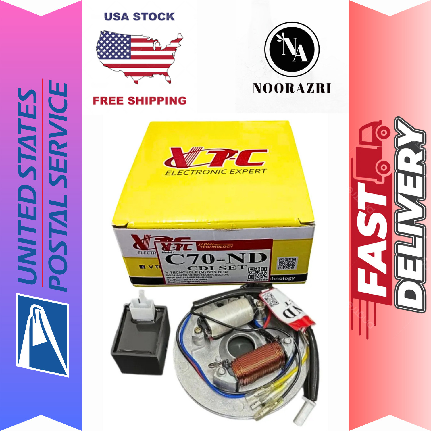 HONDA COMPLETE CDI SET for ATC70 CT70 CT70H Z50 SS50 Dax XL70 Conversion Kit New
