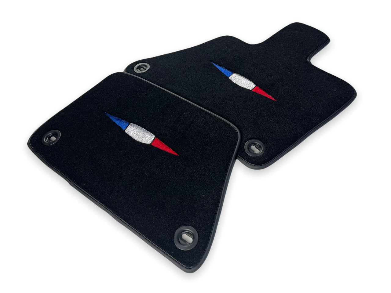 Floor Mats For Bugatti Veyron 16.4 2006-2015 Black Carpet AutoWin Brand Hypercar