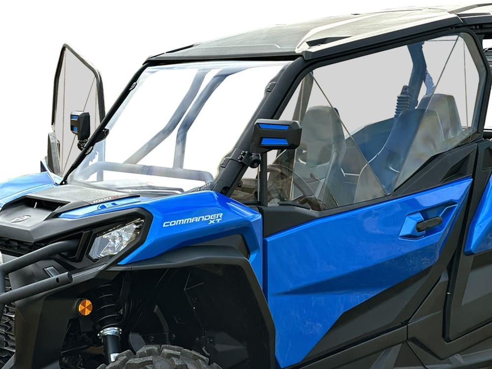 Spike Can-Am Commander Venting Poly Upper Doors Kit / Clear Scratch Resistant Spike Can-Am Commander Venting Poly Upper Doors Kit / Clear Scratch Resistant