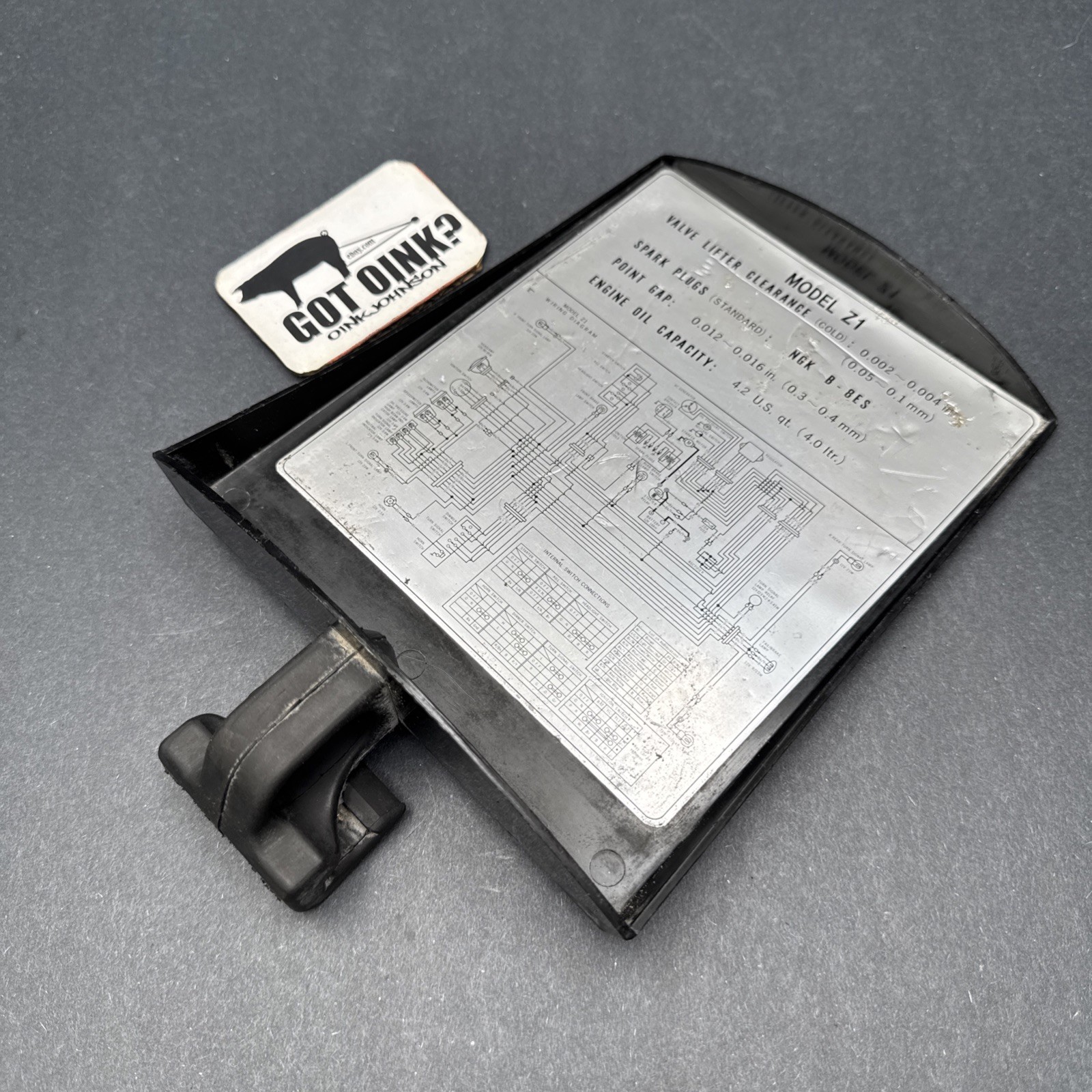 Kawasaki 1973-74 Z1900 Z1 900 Z1A OEM Original Early Glove Compartment