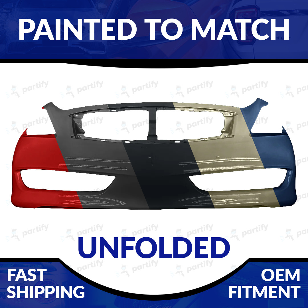 NEW Painted 2008-2010 Infiniti G37 Coupe/Cnvrtbl Non-Sport Unfolded Front Bumper