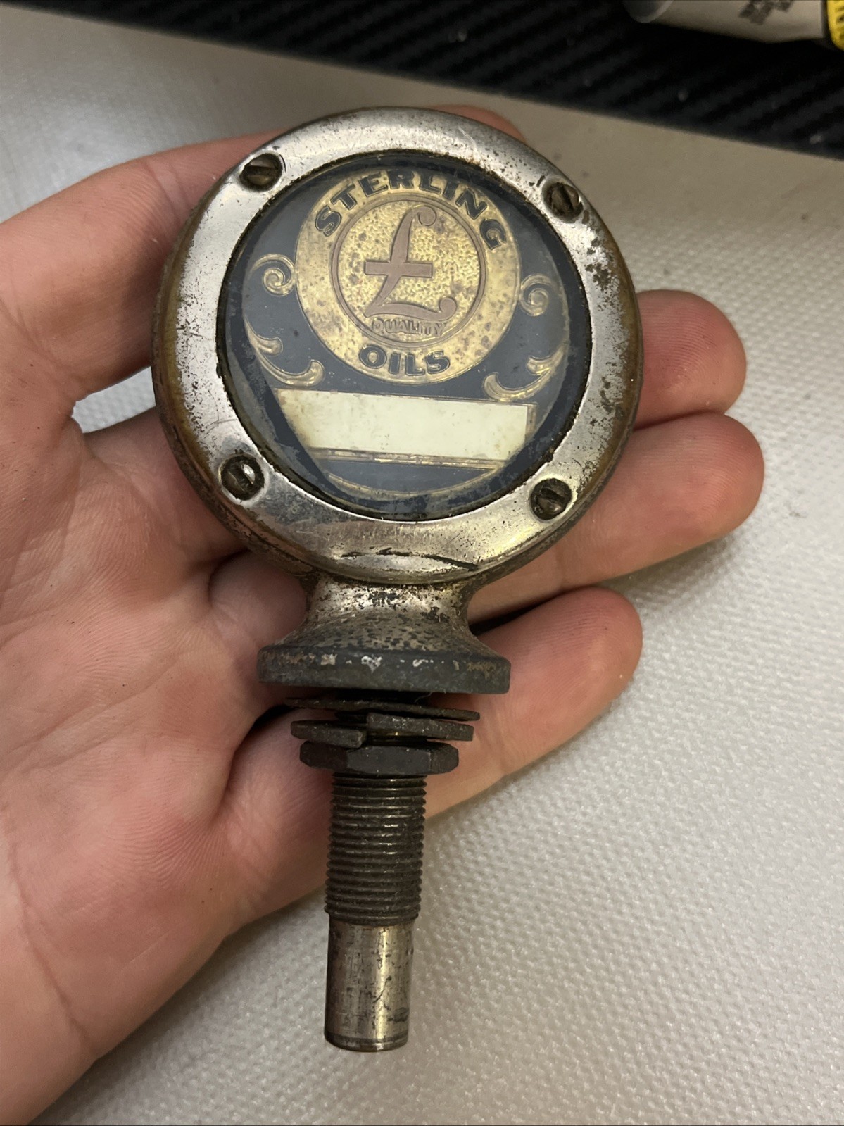 Vintage Sterling Oils Car Truck Engine Boyce Motometer RARE Vintage Sterling Oils Car Truck Engine Boyce Motometer RARE
