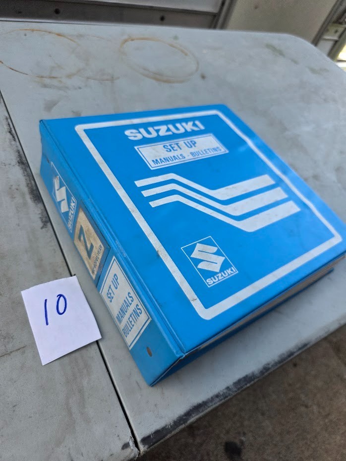 NOS SUZUKI 1982 ALL MODELS GS1100 RM250 RS175 GN FA SET UP MANUAL