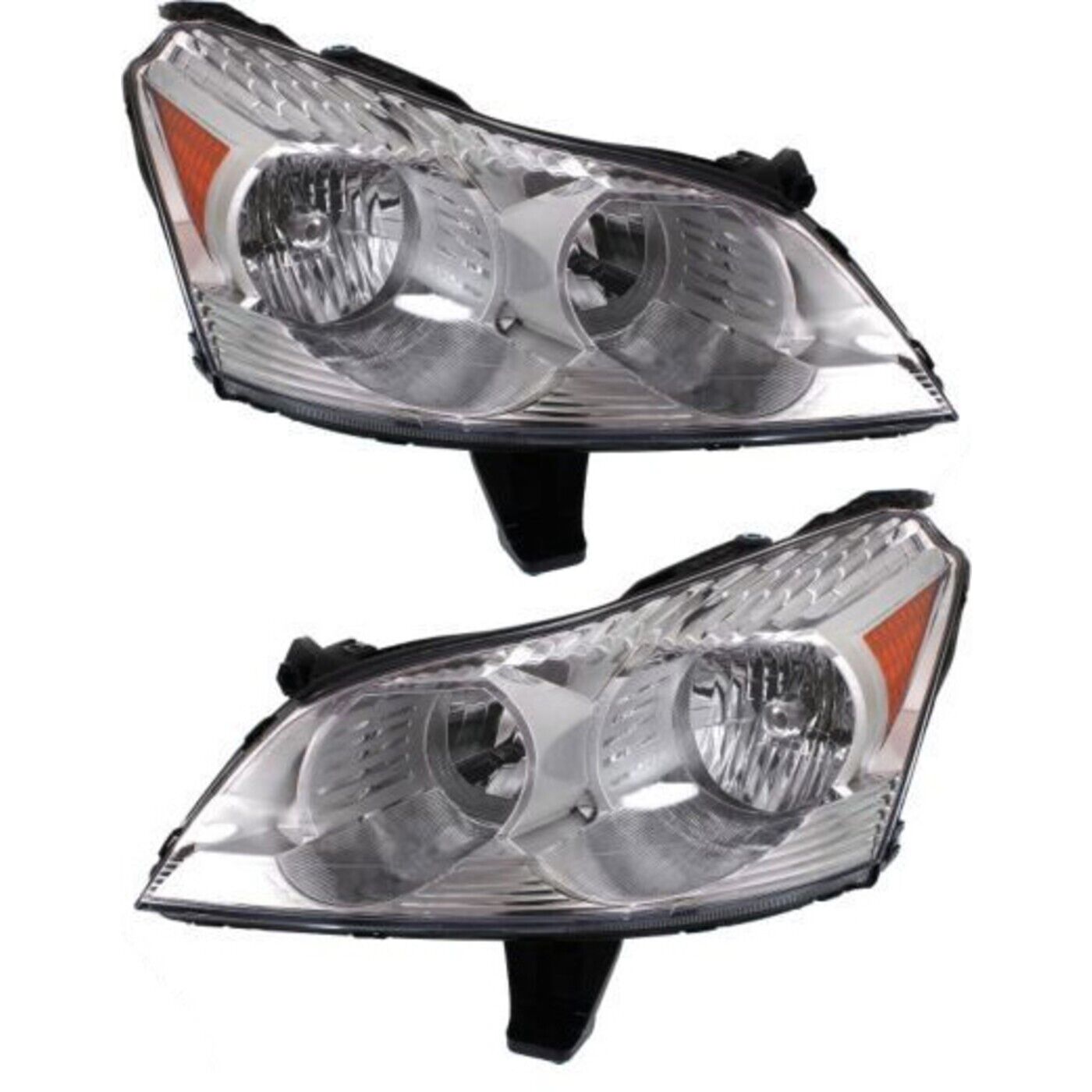 Headlight Assembly Set For 2009-2012 Chevrolet Traverse Left and Right With Bulb