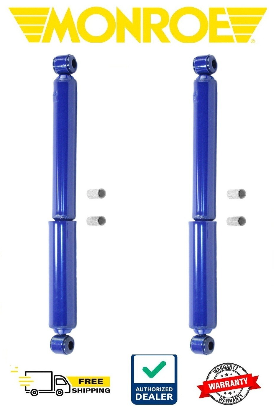 2x Monroe Monro-Matic Plus 31000 Shock Absorbers-Rear