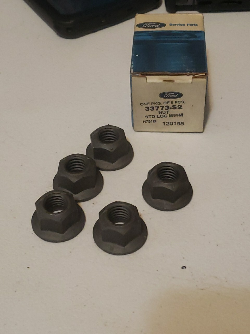 NOS FORD BRONCO 1980S LOCK NUT SET OF 5 P/N 33773-S2 NOS FORD BRONCO 1980S LOCK NUT SET OF 5 P/N 33773-S2