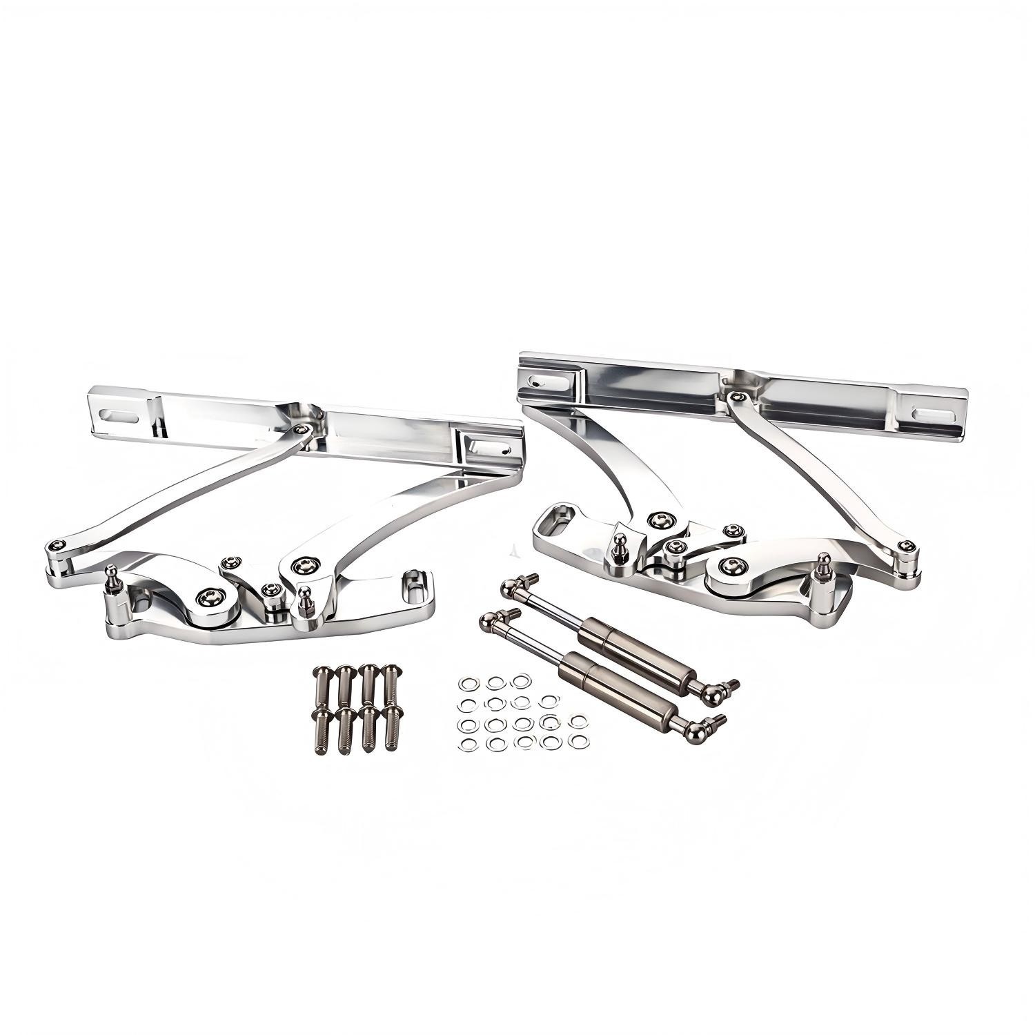 For 1966-1967 Chevy Nova Billet Aluminum Hood Hinges Pair For 1966-1967 Chevy Nova Billet Aluminum Hood Hinges Pair