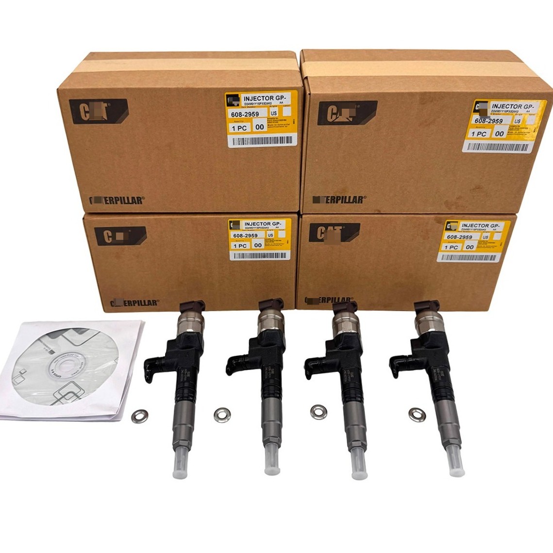 4Pcs New Fuel Injector for 608-2959 4361096 Caterpillar CAT Engine 308 308.5 309 4Pcs New Fuel Injector for 608-2959 4361096 Caterpillar CAT Engine 308 308.5 309