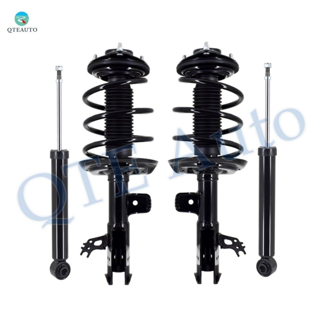 4PC Front Quick Complete Strut-Coil Spring-Rear Shock For 2018-2024 Toyota Camry