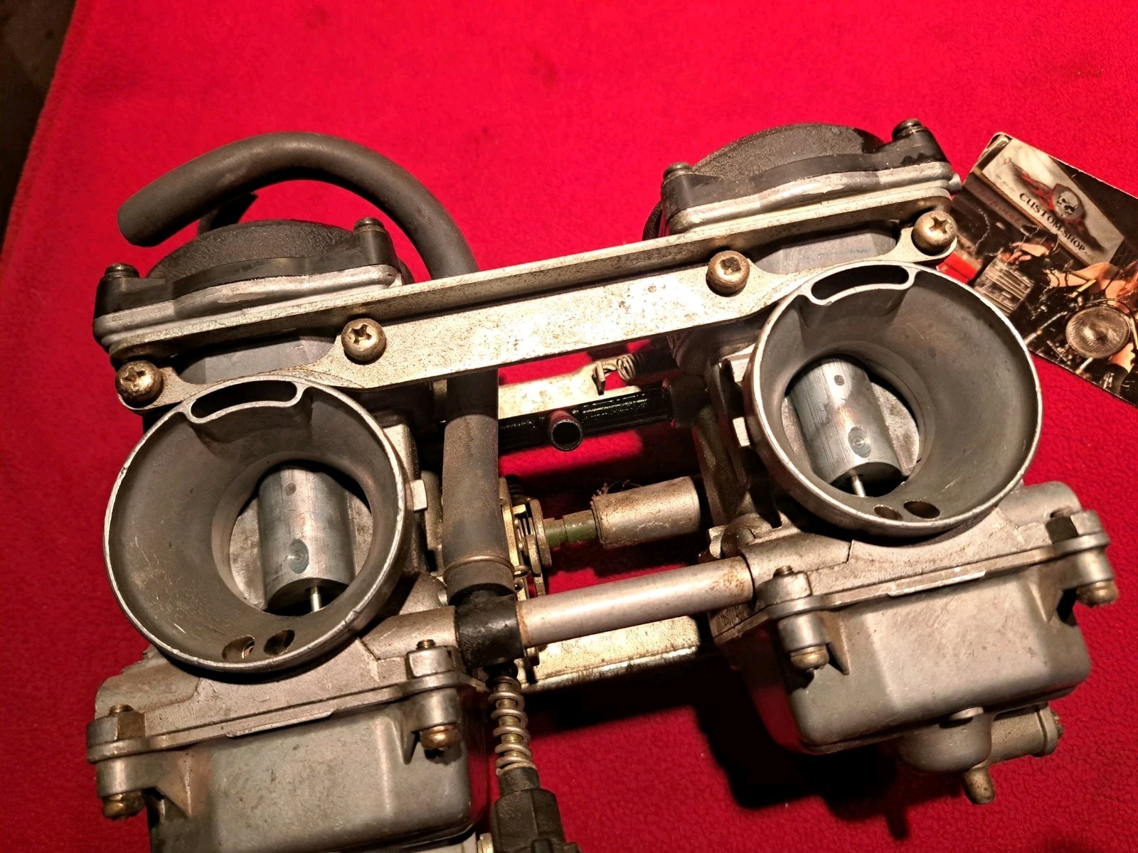 87-97 1991 Ninja 500 EX500 OEM Keihin Carburetor Carbs Fuel Throttle Cleaned