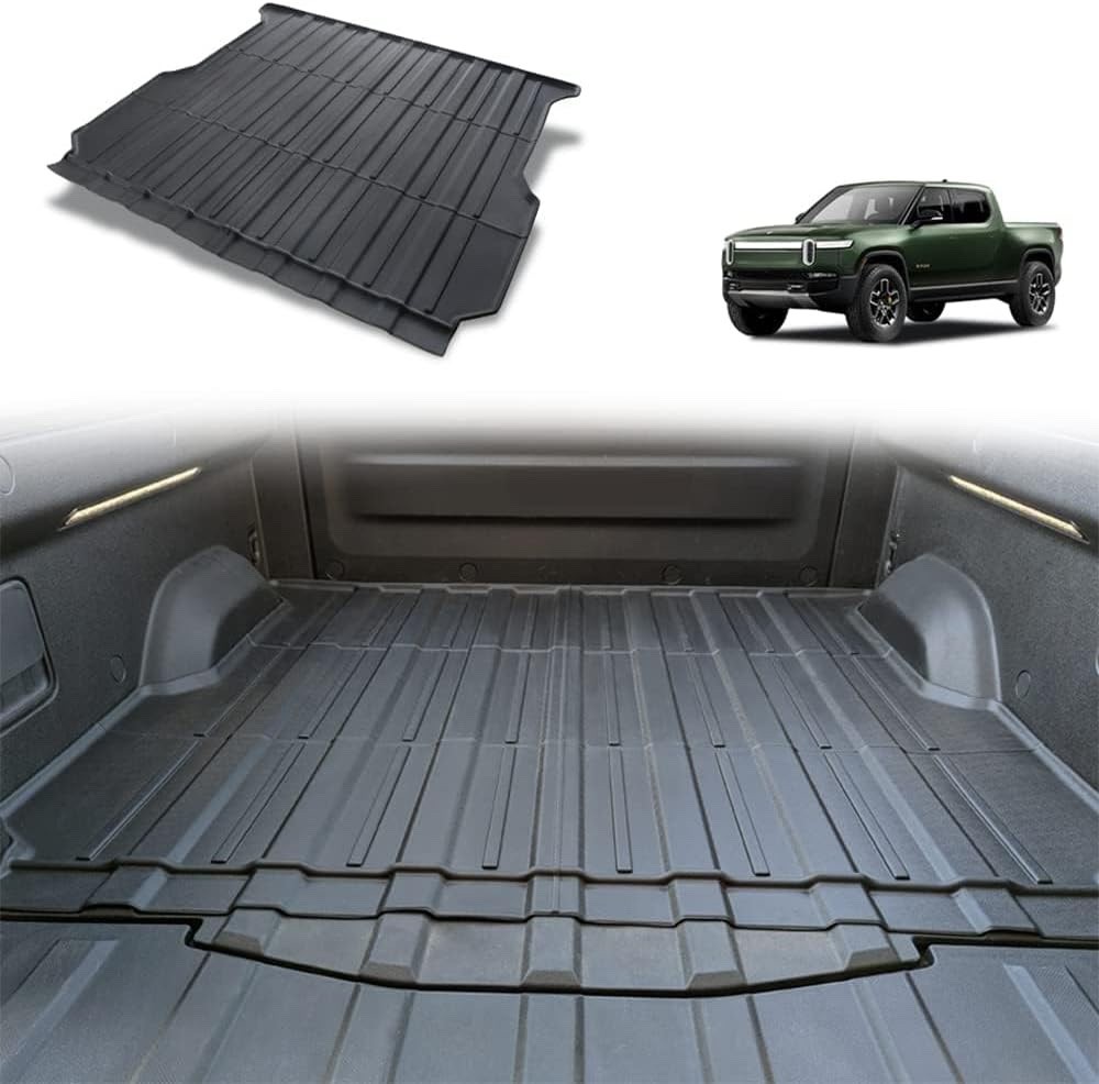 BestEvMod Truck Bed Mat - 2022-2026 Rivian R1T Bed Mat Bed Liner BestEvMod Truck Bed Mat - 2022-2026 Rivian R1T Bed Mat Bed Liner