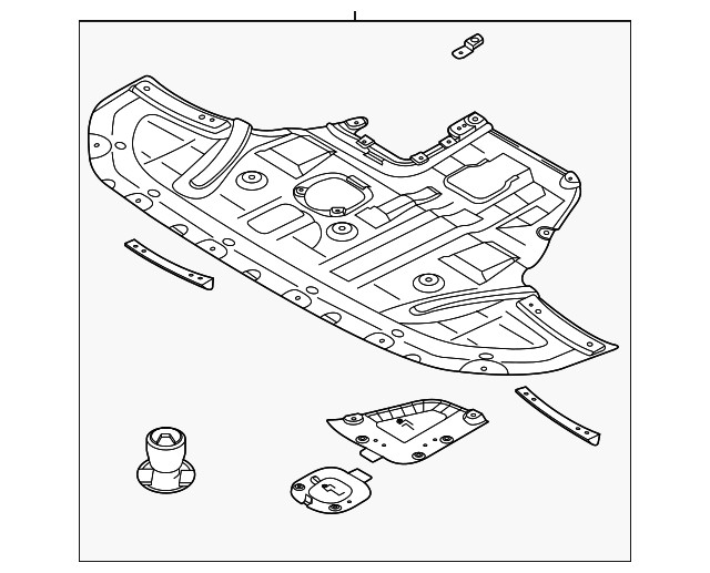 Genuine Hyundai Under Cover 29110-L0200