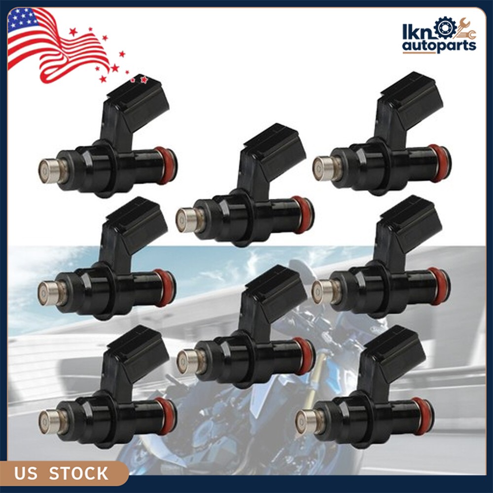 Set of 8 Fuel Injectors For Suzuki GSXR1000 2007 2008 K7 15710-21H00