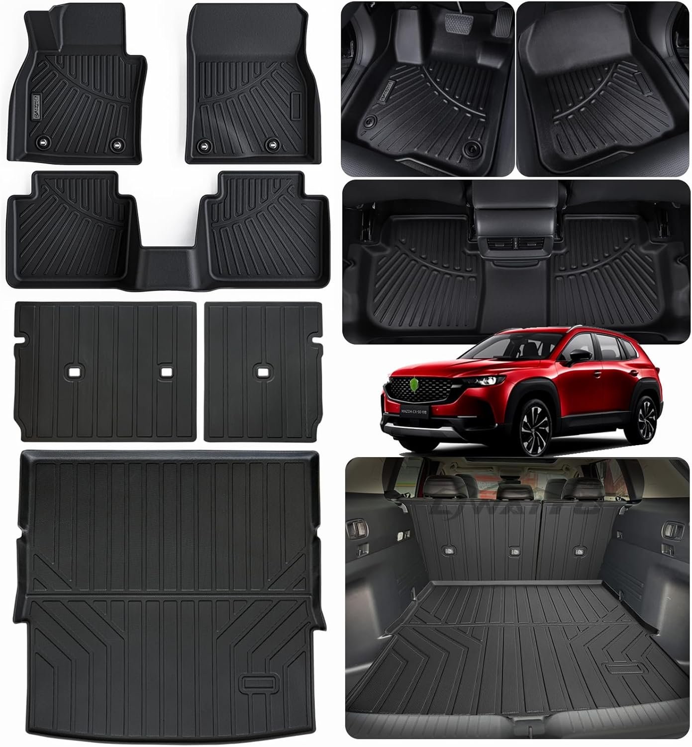 Floor Liners for Mazda CX50 2023 2024 2025 2026 (Non Hybrid) & Cargo Liners & Ba