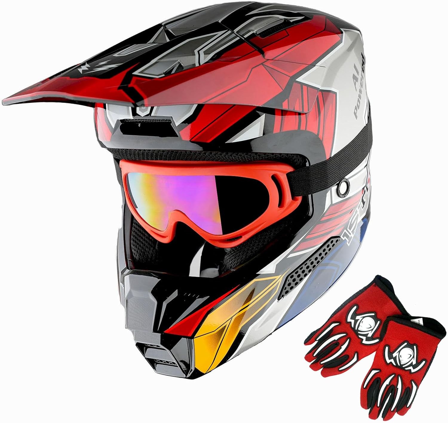 Youth Motocross Helmet ATV BMX MX Dirt Bike Go Kart Skate Kids Multi Sports Youth Motocross Helmet ATV BMX MX Dirt Bike Go Kart Skate Kids Multi Sports