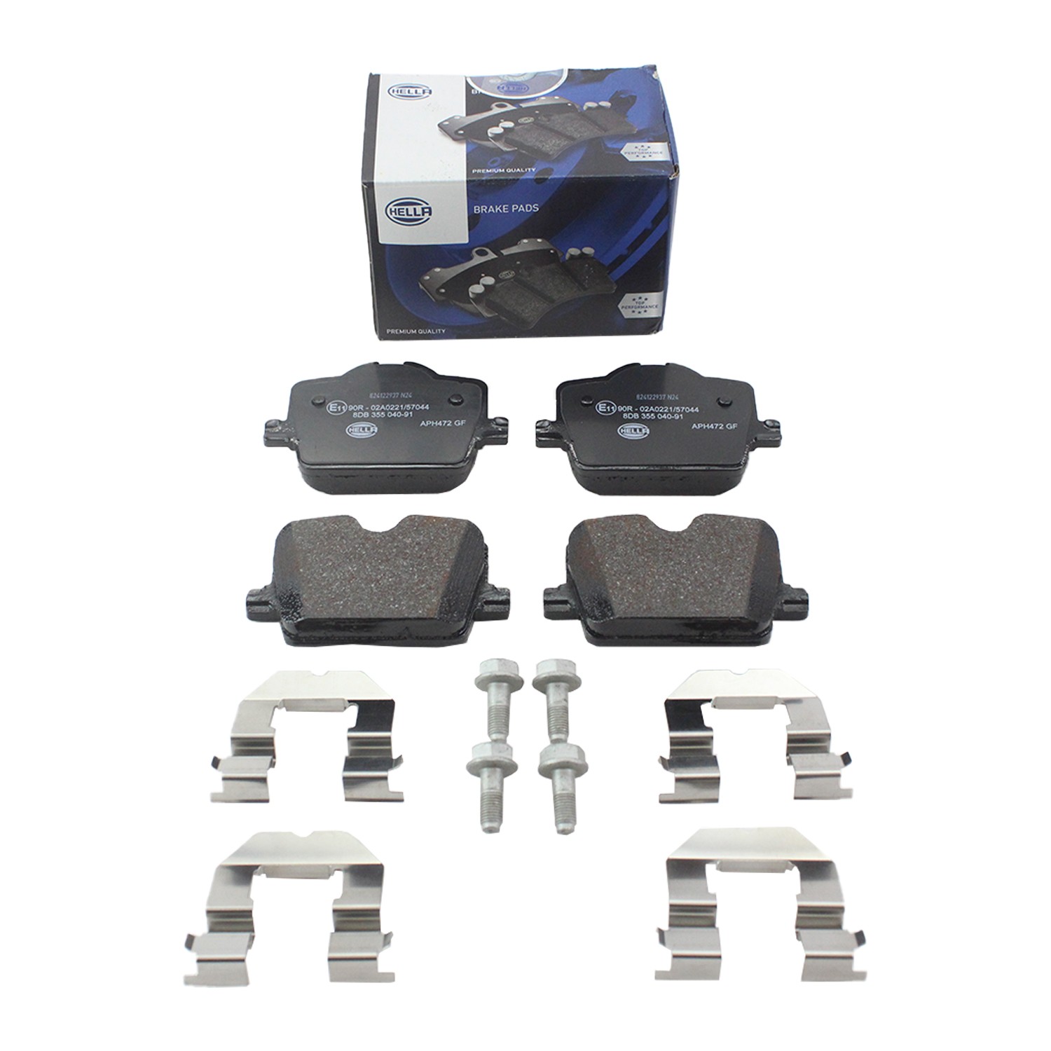 Hella Pagid Rear Disc Brake Pad Set for BMW G42 G20 G22 G29 Z4 Toyota MkV A90