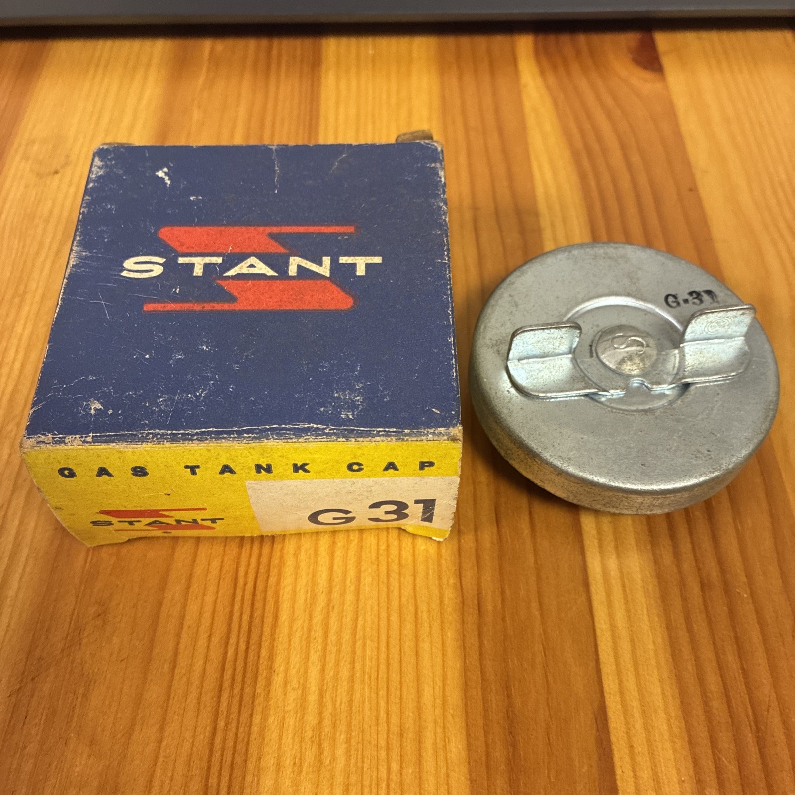 Vintage NOS Stant G31 Non-Vented Gas Filler Cap SMC 1958-1960 Edsel Ford Lincoln Vintage NOS Stant G31 Non-Vented Gas Filler Cap SMC 1958-1960 Edsel Ford Lincoln