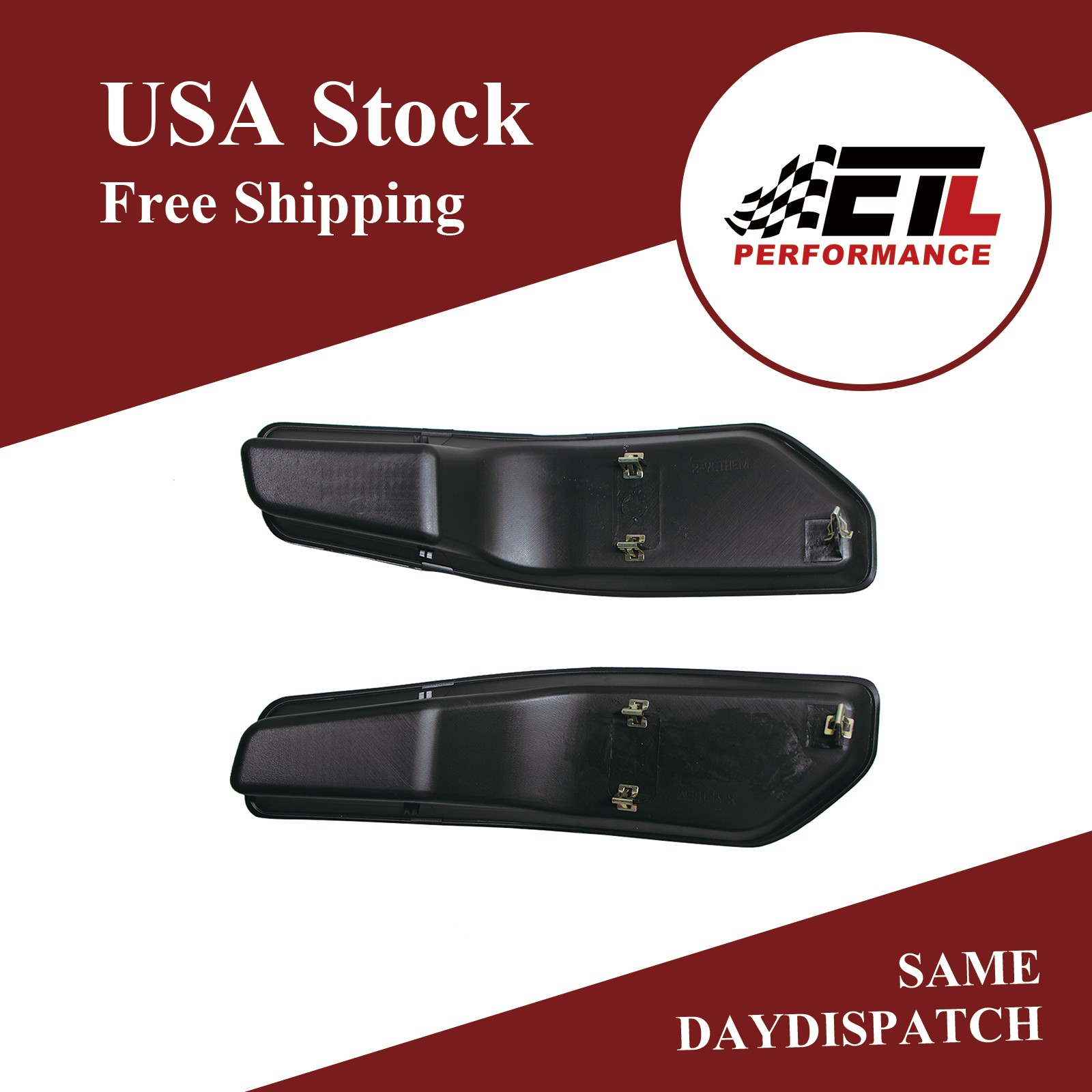 2Pcs For 13-17 Jeep Wrangler Rear Bumper Close Out Panel Left Side& Right Side
