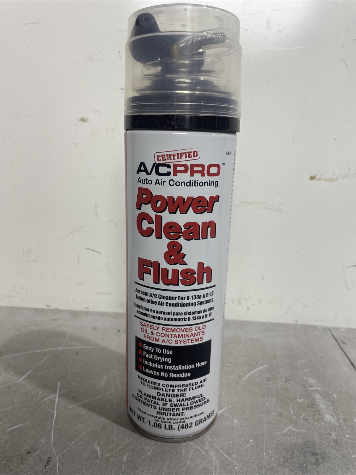 AC PRO Air Conditioning Aerosol Power Clean and Flush 17 ounce  