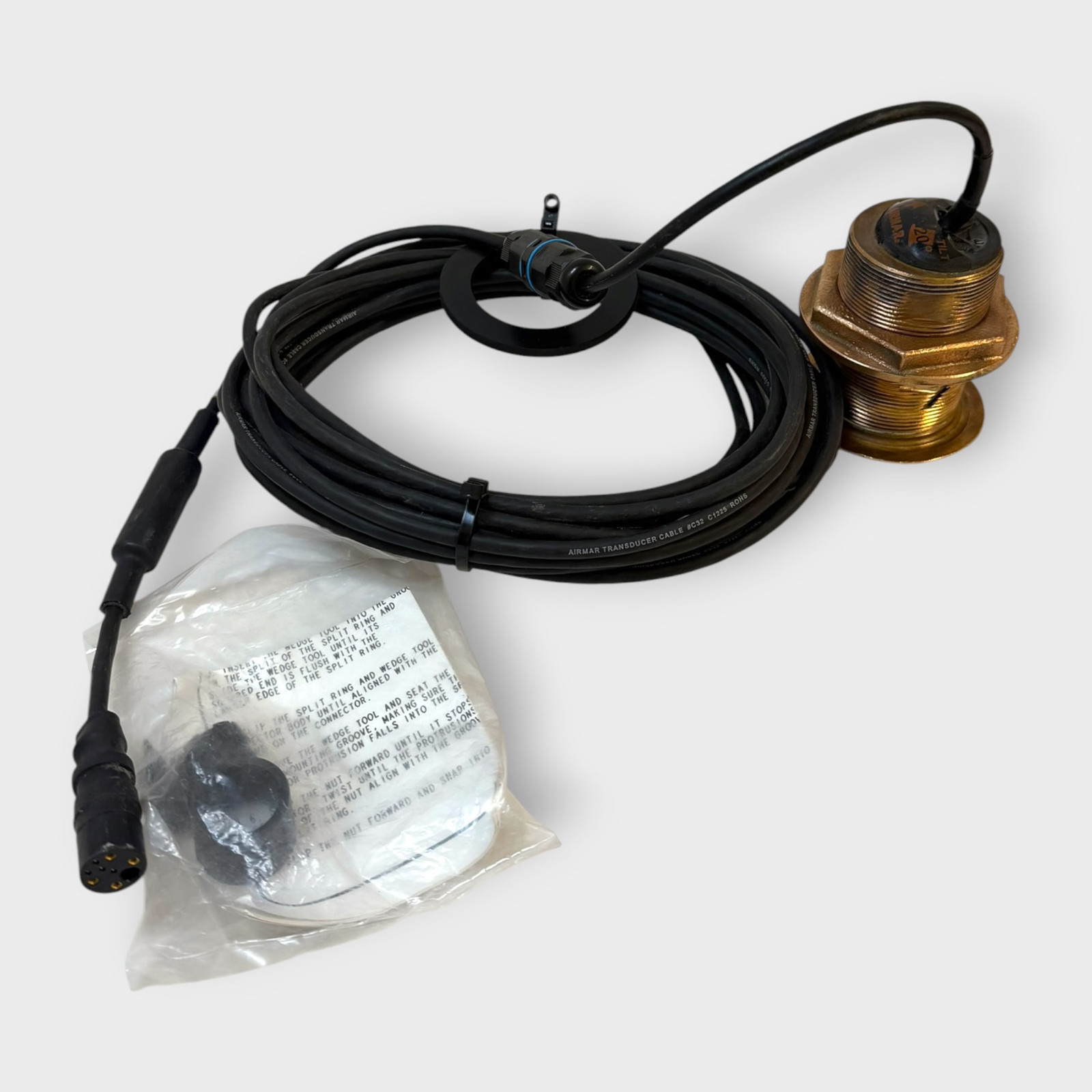 Raymarine Airmar B60-20-RAY Transducer 20 Degree Tilted Element - *TESTED OK*