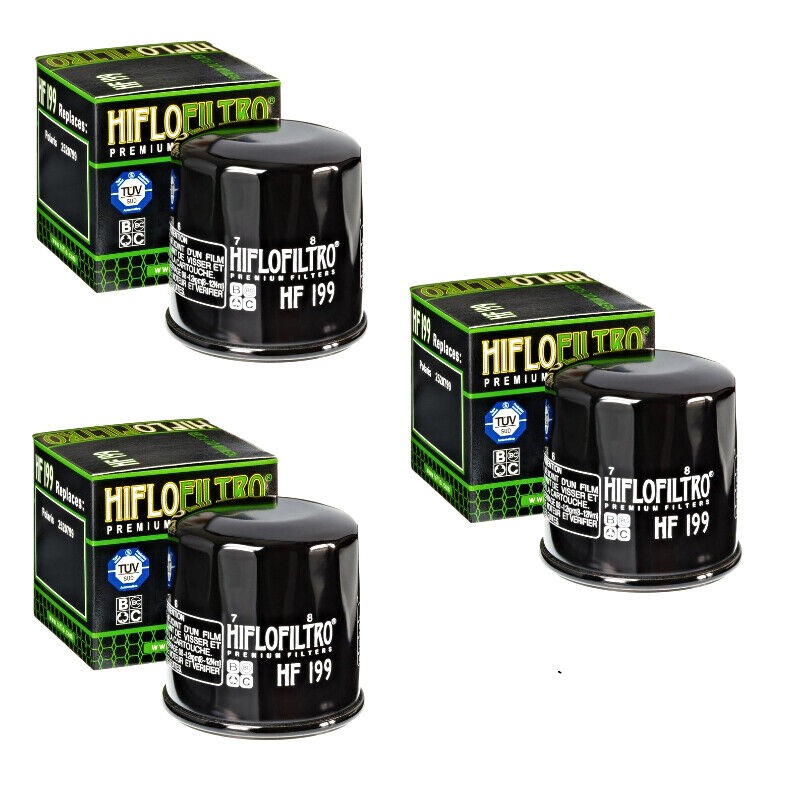 Hiflofiltro HF199 Oil Filter 3 Pack Indian Scout 2015-2018 Scout Sixty 2017-2018 Hiflofiltro HF199 Oil Filter 3 Pack Indian Scout 2015-2018 Scout Sixty 2017-2018