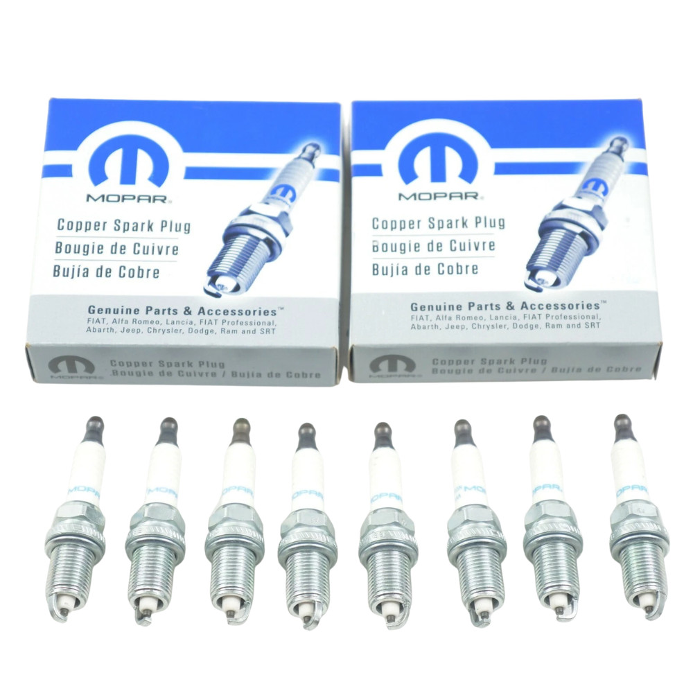 1999-2007 Set of 8 Chrysler Jeep Dodge 4.7 Liter V8 Spark Plugs Mopar 68303918AA