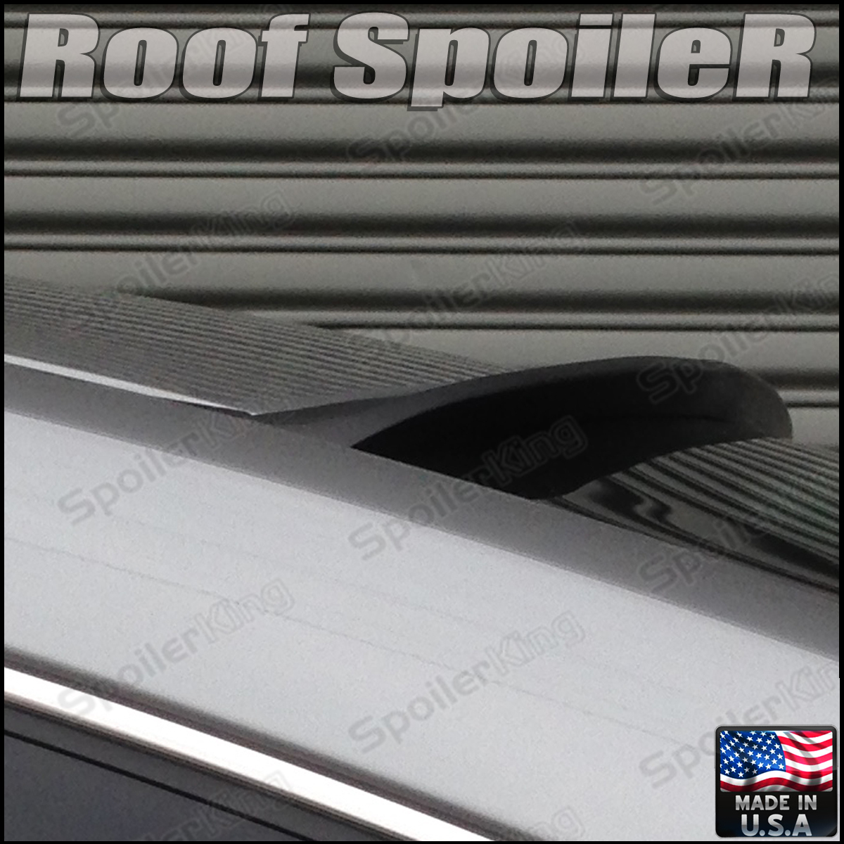 (244R) Rear Roof Window Spoiler Made in USA Unpainted (Fits: Acura ZDX 2010-14)