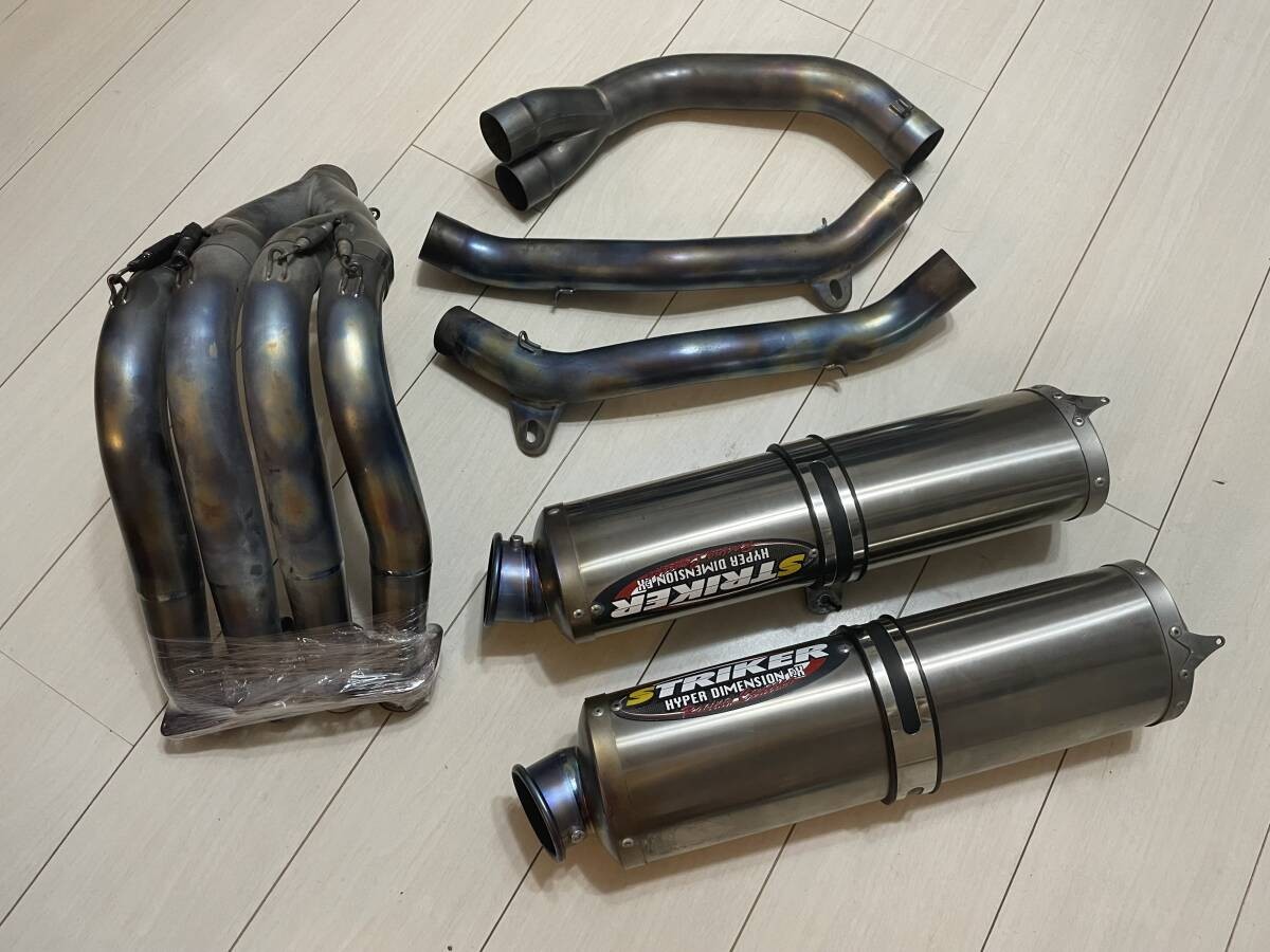 Rare YAMAHA YZF-R1 5VY 2004-2006 STRIKER Titanium Racing Concept Full Exhaust