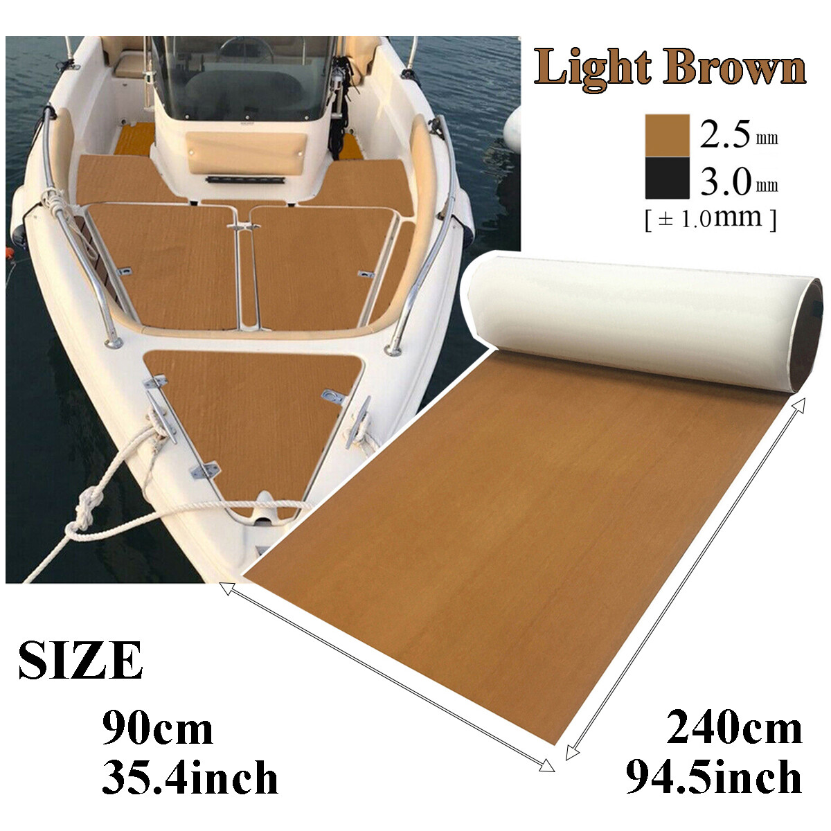 No Pattern Boat Flooring EVA Foam Boat Decking Marine Mat for Fishing Bass Boat No Pattern Boat Flooring EVA Foam Boat Decking Marine Mat for Fishing Bass Boat