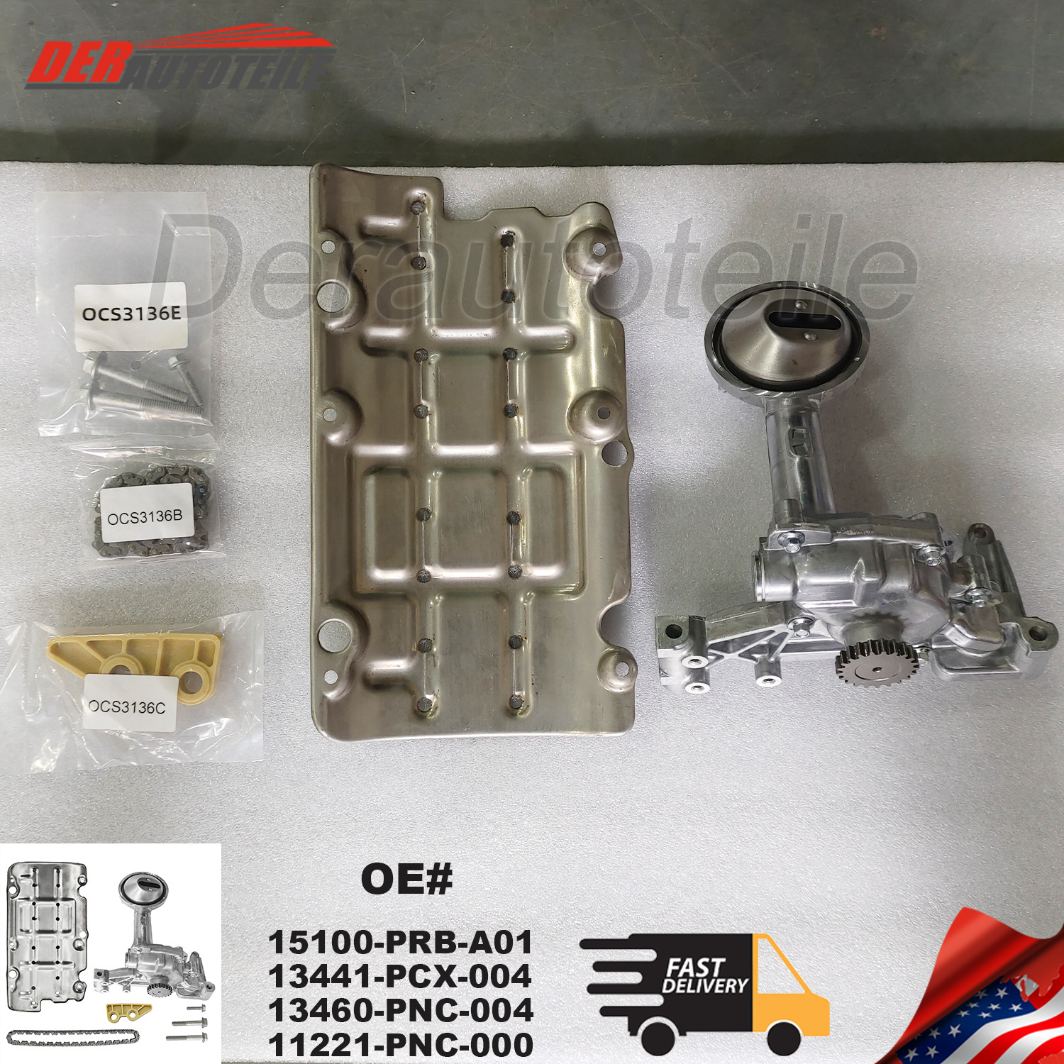 Oil Pump For 15100-PRB-A01 Honda Type R & Acura RSX Type S K20A K20A2 K20Z1 NEW