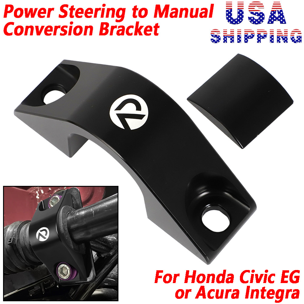 US Power Steering to Manual Conversion Rack Bracket For Honda Civic EG & Integra US Power Steering to Manual Conversion Rack Bracket For Honda Civic EG & Integra