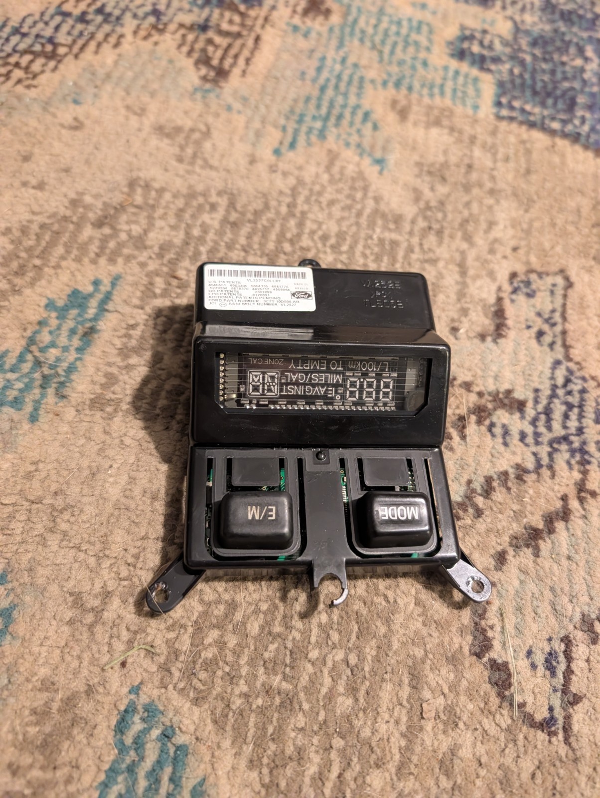 1999-2004 Ford F250 F350 SD Overhead Console Message Compass Display - Parts