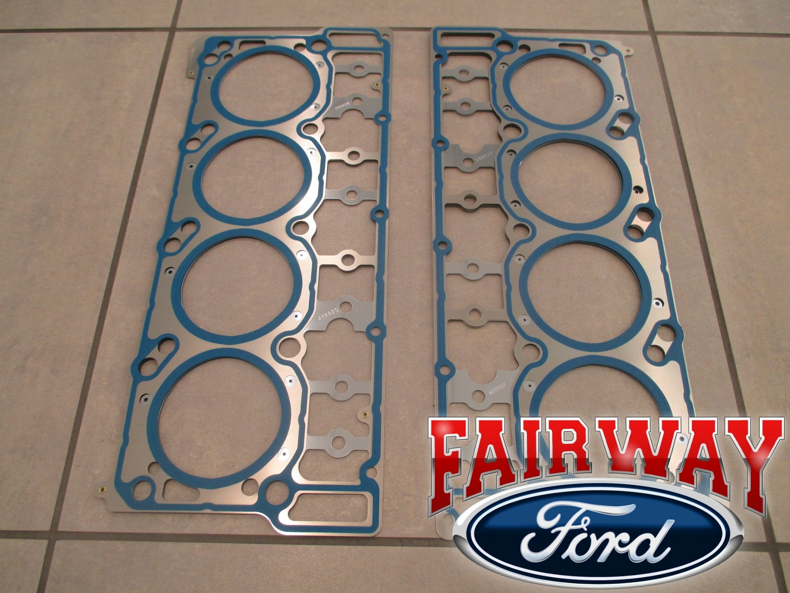 03 thru 05 Super Duty OEM Genuine Ford 6.0 Diesel Head Gaskets QTY-2  18mm DOWEL