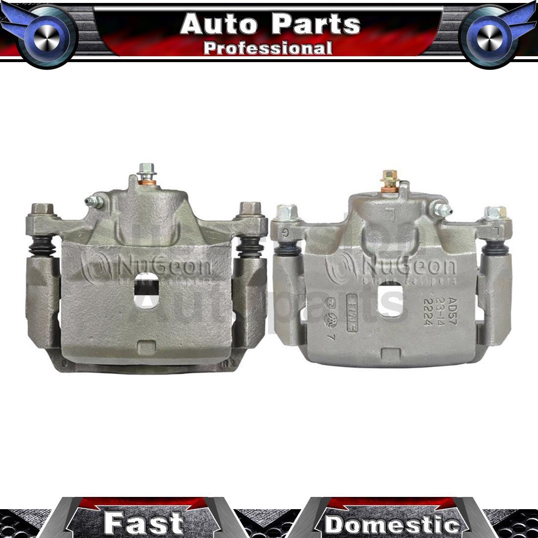 Fits Honda Accord 1990-1997 Pair Nugeon Front Brake Caliper Calipers w/ Bracket