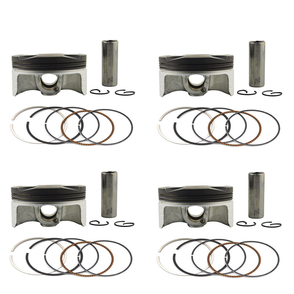 4 Sets For Honda CBR954RR 2002-2003 Piston & Rings Kit STD Bore 75mm