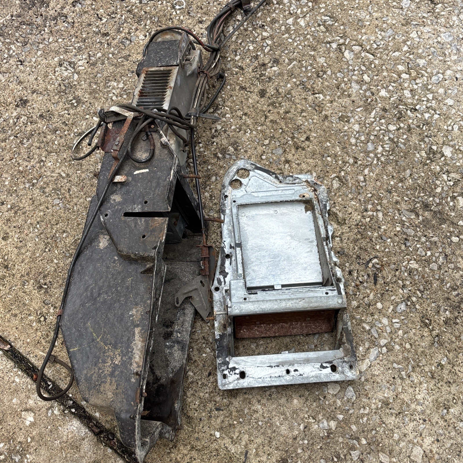 1965-1970 Chevrolet Impala firewall heater core housing duct assembly case A/C 1965-1970 Chevrolet Impala firewall heater core housing duct assembly case A/C