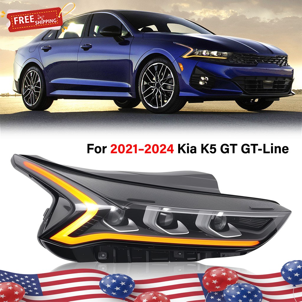 92102-L3100 LED Headlight Assembly Right Side For 2021-2024 Kia K5 GT GT-Line 92102-L3100 LED Headlight Assembly Right Side For 2021-2024 Kia K5 GT GT-Line