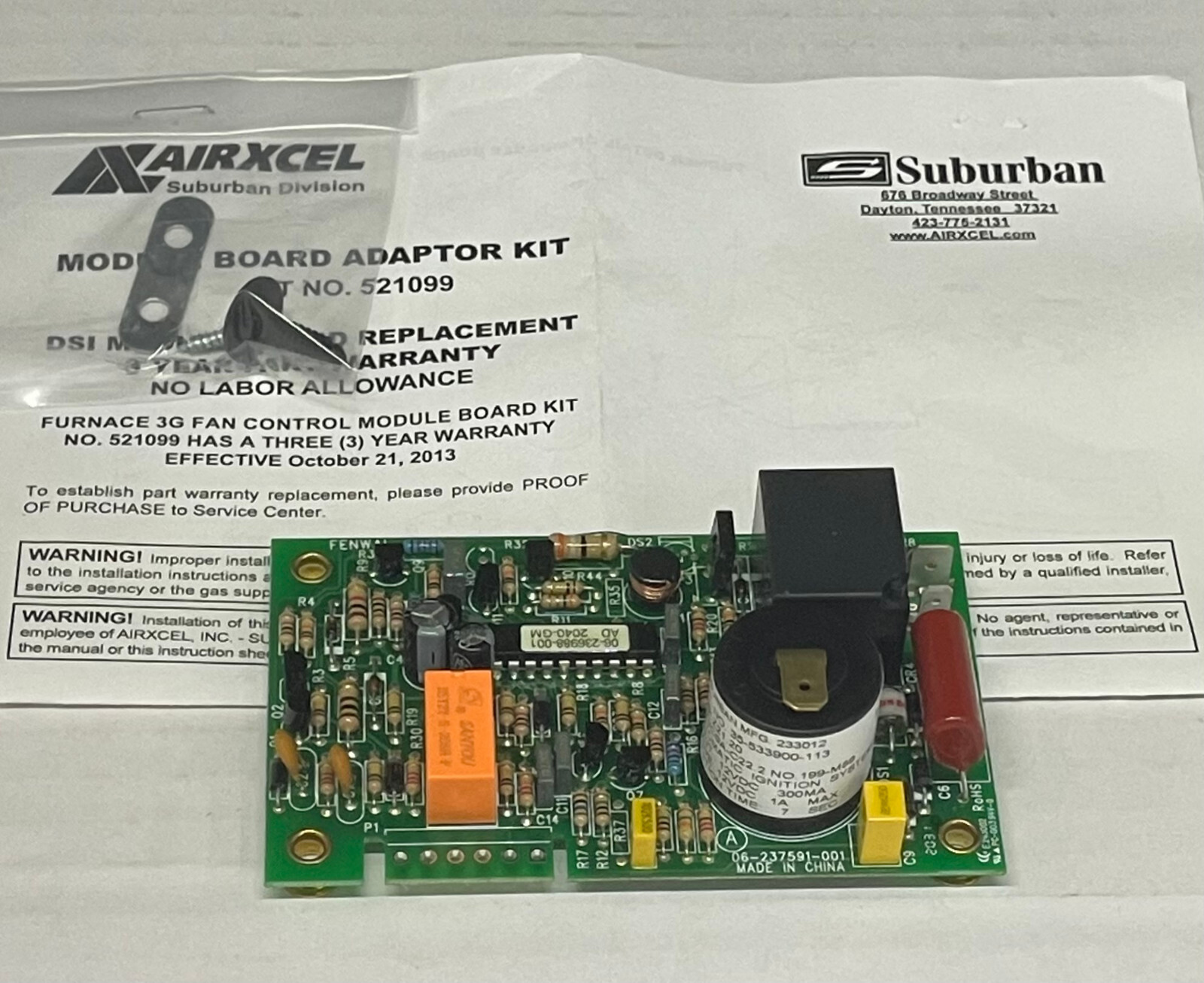 Genuine Suburban 521099 (520741) (520820), OEM Ignition Control Circuit Board